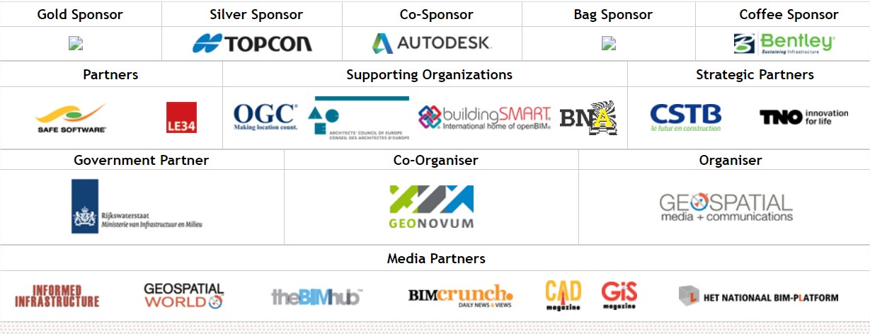 GeoBim 2014 sponsors